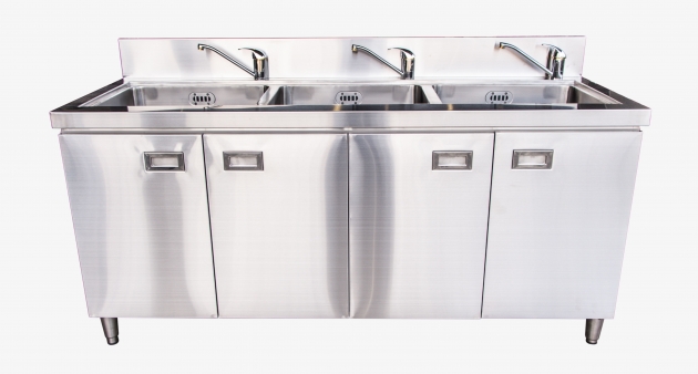 三連水槽下櫥櫃 1