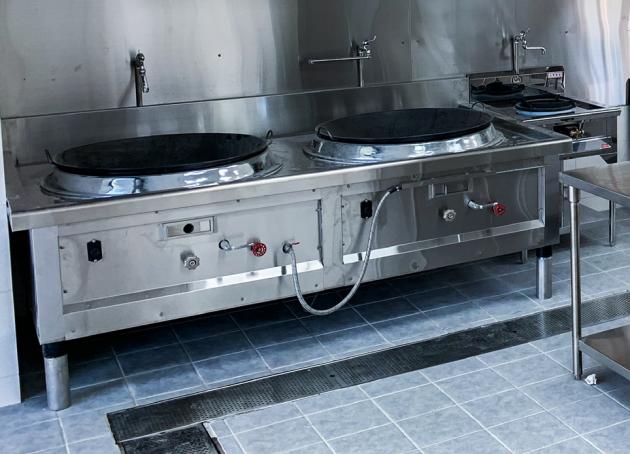 雙口鼓風炮爐 1