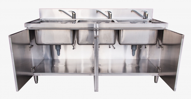 三連水槽下櫥櫃 2