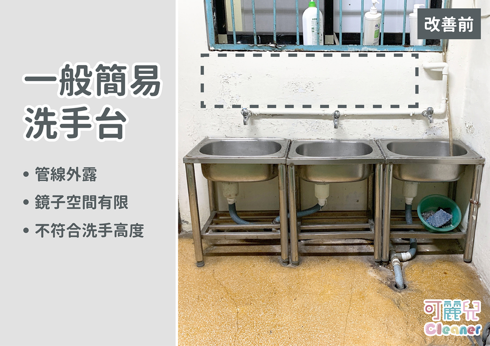 可麗兒-幼兒園/小朋友/兒童不鏽鋼鏡子款-一體成型式洗手台，配合法規訂做，提供幼兒園、托嬰中心等幼兒場所使用-廣昇不鏽鋼設計